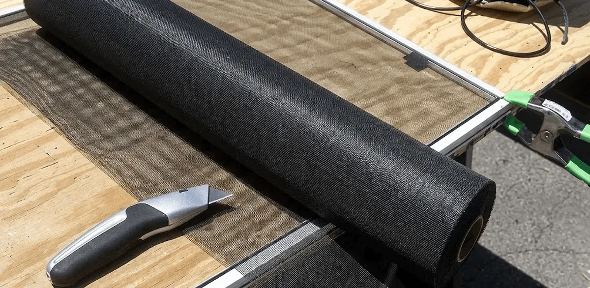 Window screen replacement materials and tools for screen repair in South Bend, IN